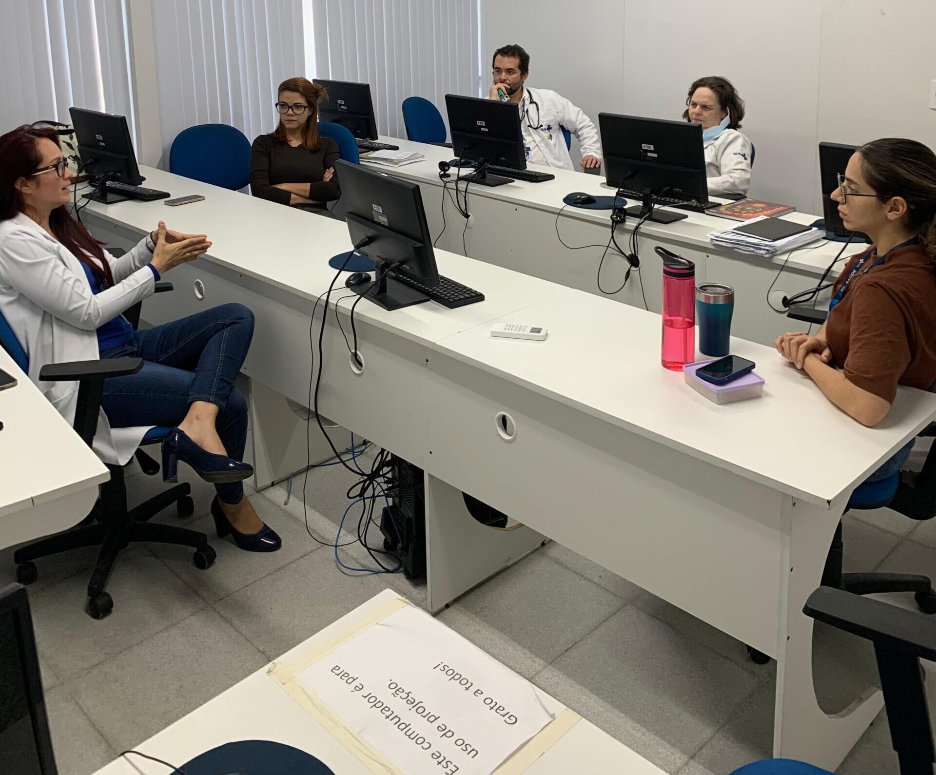 Reunião de médicos – Laboratório Otics Sepetiba